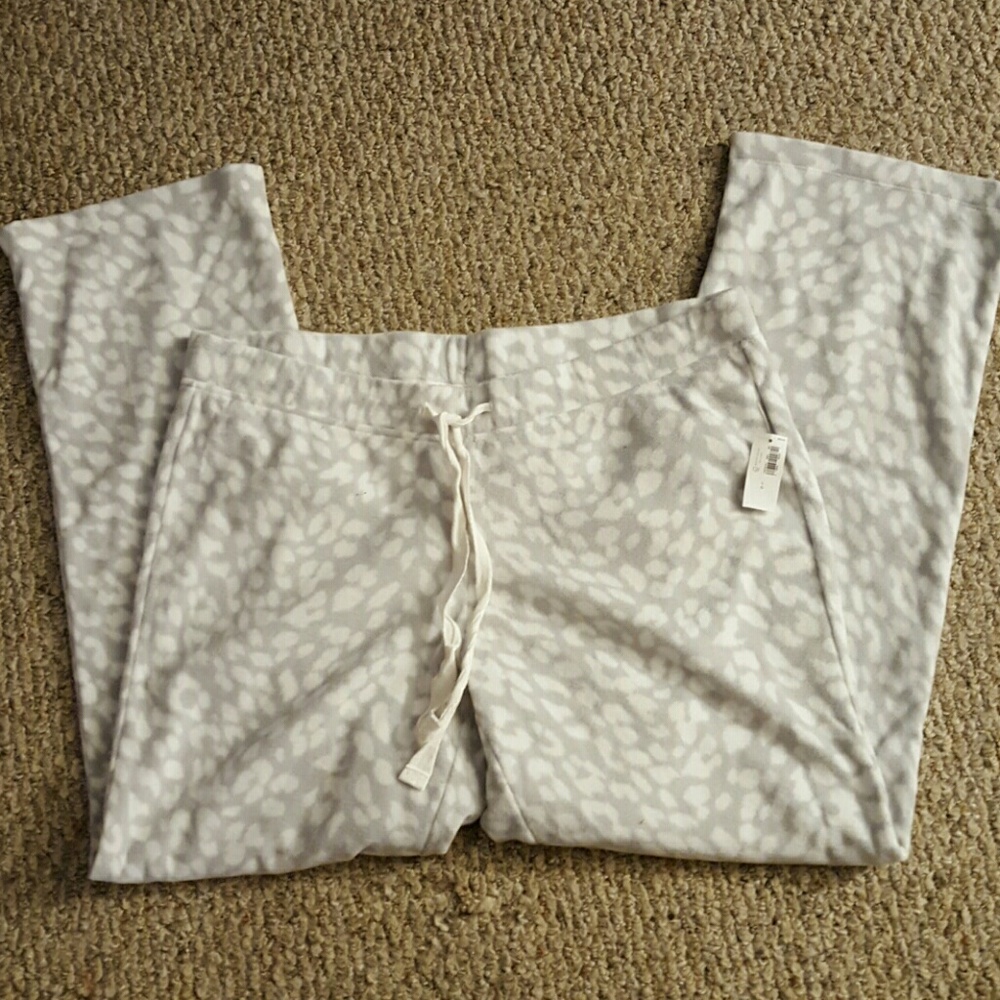 Plush pajama pants